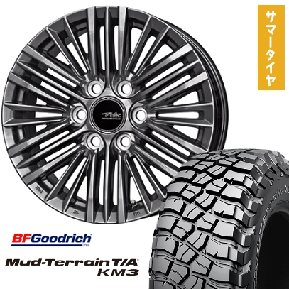 285/65R18 夏タイヤ ホイール4本セット BFG マッドテレーンT/A KM3 (6/139車用) KYOHO テイラー TL-1 トヨタ・レクサス専用 18インチ