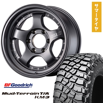 265/70R17 夏タイヤ ホイール4本セット BFG マッドテレーンT/A KM3 (6/139車用) SSR ディバイド SP1 トレイル 17インチ