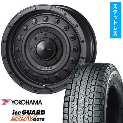 アイスガード SUV G075 - 265/65R17 スタッドレスタイヤ 車輪4本仕掛ける YOKOHAMA CRIMSON ディーン コロラド 17in 自動車-冬タイヤ、ホイールセット