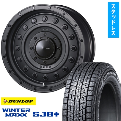 265/65R17 スタッドレスタイヤ ホイール4本セット DUNLOP ウィンターMAXX SJ8+ CRIMSON ディーン コロラド 17インチ