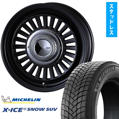 265/65R17 スタッドレスタイヤ ホイール4本セット MICHELIN X-ICE SNOW SUV CRIMSON ディーン カリフォルニア 17インチ
