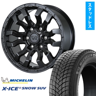 265/65R17 スタッドレスタイヤ ホイール4本セット MICHELIN X-ICE SNOW SUV TOPY ヴァブロ RR-01 17インチ