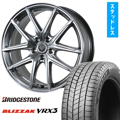 235/60R18 スタッドレスタイヤ ホイール4本セット (5/114車用) BRIDGESTONE ブリザック VRX3 TOPY ロンギヌス RE-X トヨタ・レクサス車専用 18インチ