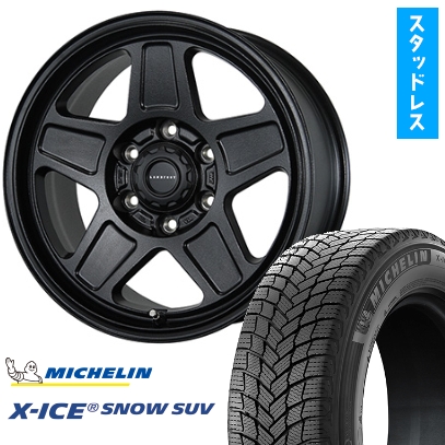 265/65R17 スタッドレスタイヤ ホイール4本セット MICHELIN X-ICE SNOW SUV TOPY ランドフット GWD 17インチ