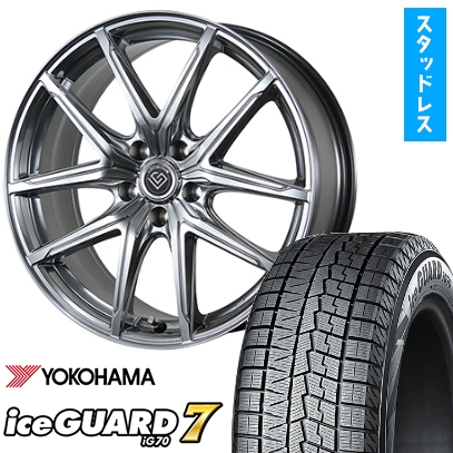 アイスガード 7 - 245/45R20 スタッドレスタイヤ 車輪4本仕掛ける (ジャケット冠 サルーン用) YOKOHAMA 内燃機関かばい立て 七つIG70 TOPY ロンギヌス RE-X 20in 自動車-冬タイヤ、ホイールセット