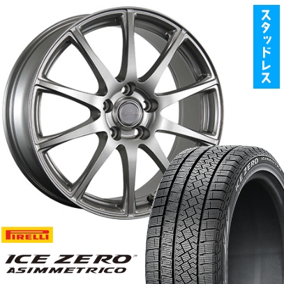 PIRELLI - 225/60R18 スタッドレスタイヤ 車輪4本仕掛ける 冬季 アイスゼロアシンメトリコ (5/120車用) BRIDGESTONE エコ形状 SE-23 トヨタ車専用 18in タイヤ、ホイール-冬タイヤ、ホイールセット-車、バイク、自転車