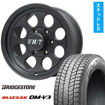 265/70R16 スタッドレスタイヤ ホイール4本セット BRIDGESTONE ブリザック DM-V3 DMV3 (6/139車用) MICKEY-T ミッキートンプソン クラシック3 16インチ