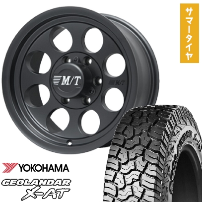 265/70R16 夏タイヤ ホイール4本セット YOKOHAMA ジオランダー X-AT G016 (6/139車用) MICKEY-T クラシック3 ブラック 16インチ