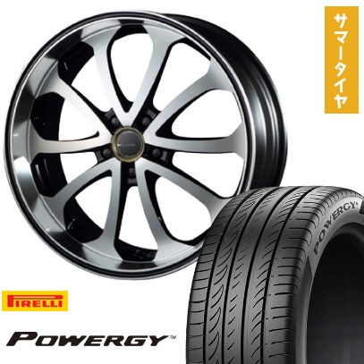 235/35R19 夏タイヤ ホイール4本セット PIRELLI パワジー (5/114車用) MZ SPEED ジュノウ バベル 19インチ