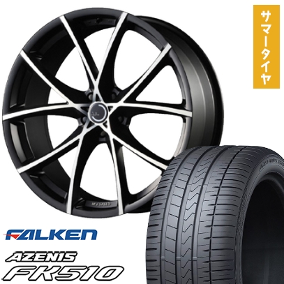 265/35R22 夏タイヤ ホイール4本セット FALKEN アゼニス FK510 SUV (5/114車用) MZ SPEED ジュリア フルスロットル 22インチ