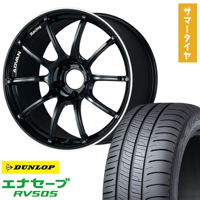 215/50R18 夏タイヤ ホイール4本セット ヤリスクロス DUNLOP エナセーブ RV505 YOKOHAMA アドバンレーシング RZII 18インチ