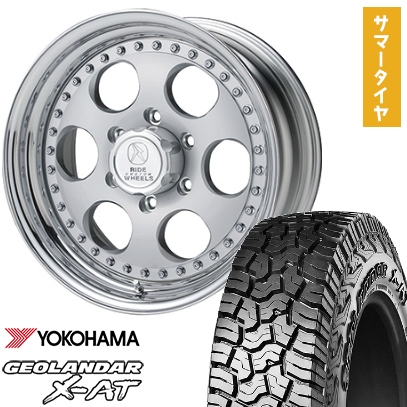 265/75R16 夏タイヤ ホイール4本セット YOKOHAMA ジオランダー X-AT G016 (6/139車用) ELFORD ブラッドストック 16インチ