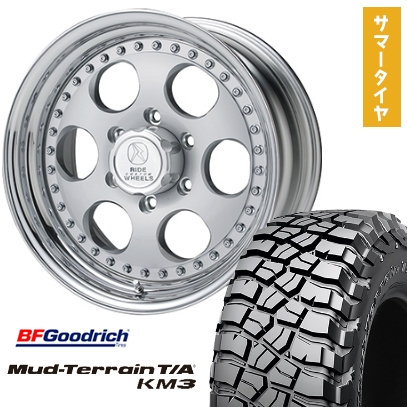 265/70R16 夏タイヤ ホイール4本セット BFグッドリッチ マッドテレーンT/A KM3 (6/139車用) ELFORD ブラッドストック 16インチ