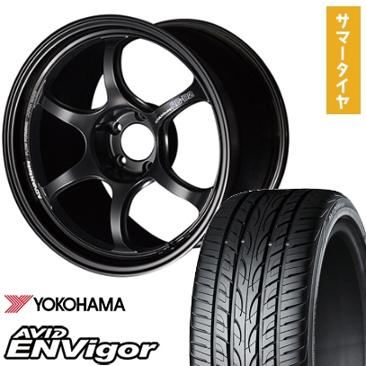 225/55R18 夏タイヤ ホイール４本セット (5/100車用) YOKOHAMA エイビッド エンビガーS321 ヨコハマ アドバンレーシング RG-DII 18インチ