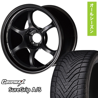 225/45R18 オールシーズンタイヤ ホイール4本セット GRIPMAX シュアグリップ オールシーズン(限定) (5/114車用) YOKOHAMA アドバンレーシング RG-DII 18インチ
