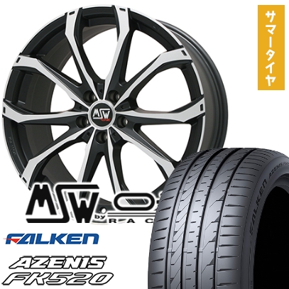 AZENIS 255/45R20 夏タイヤ ホイール4本セット FALKEN アゼニス FK520L 