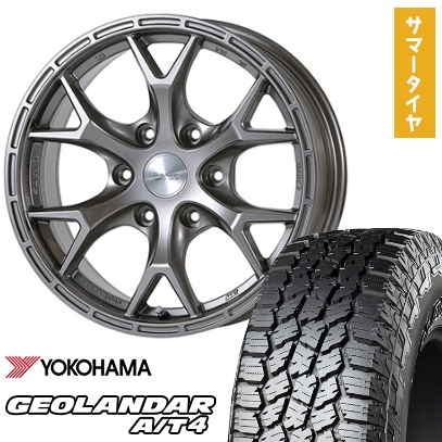 GEOLANDAR 265/65R17 夏タイヤ ホイール4本セット YOKOHAMA 