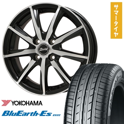 BluEarth 155/70R13 夏タイヤ ホイール4本セット YOKOHAMA ブルー 