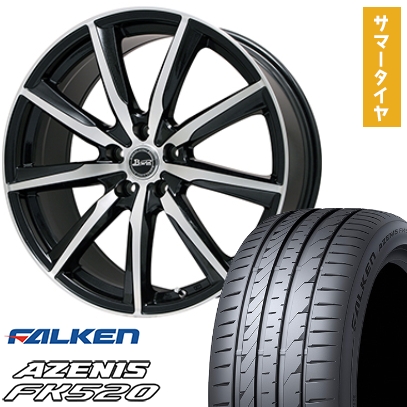 AZENIS - 245/35R20 夏タイア 車輪4本仕掛ける FALKEN アゼニス FK520L (5/114車用) ビッグウエイ B-WIN ヴェノーザ9 20in 夏タイヤ、ホイールセット-自動車-タイヤ、ホイール