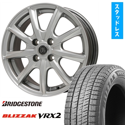 ブリザック VRX2 185/70R14スタッドレスタイヤ ホイール4本