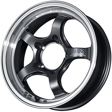 新品 ジムニーシエラ 夏タイヤ ホイール４本セット 215/70R16 ブリヂストン デューラー A/T002 OWL/RBL ヨコハマ アドバンレーシング RJ D2 for JIMNY 16インチ :arktire 16701 112035 43450 43450:アークタイヤ