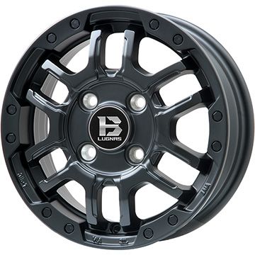 【新品】軽トラ 軽バン 夏タイヤ ホイール４本セット 145/80R12 グリップマックス Stature HC V RWL 80/78N (限定) ビッグウエイ B LUGNAS FRD 12インチ :arktire 21681 137771 43542 43542:アークタイヤ