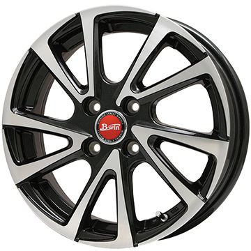 175/55R15 オールシーズンタイヤ ホイール４本セット (4/100車用) KUMHO マーシャル MH22 オールシーズン(限定) ビッグウエイ B WIN ヴェノーザ10 15インチ :arktire 11401 92320 42229 42229:アークタイヤ