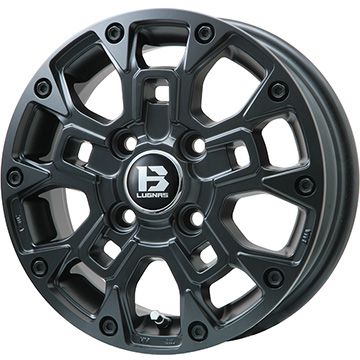 【新品】軽トラ 軽バン 夏タイヤ ホイール４本セット 145/80R12 グリップマックス Stature HC V RWL 80/78N (限定) ビッグウエイ B LUGNAS BRD 12インチ :arktire 21681 146634 43542 43542:アークタイヤ