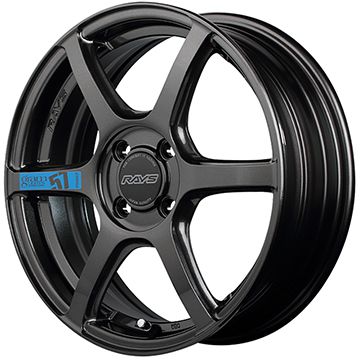 【新品国産4穴100車】 夏タイヤ ホイール4本セット 175/60R16 ダンロップ EC202L レイズ グラムライツ 57C6 SPEC-M 16インチ｜ark-tire