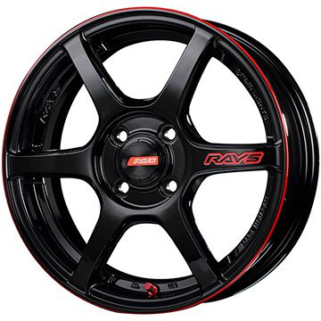 165/65R15 夏タイヤ ホイール４本セット 軽自動車用（タフト ソリオ） GRIPMAX マッドレイジR/T MAX RBL(限定) レイズ 57C6 TIME ATTACK EDITION 15インチ :arktire 21761 139170 33231 33231:アークタイヤ