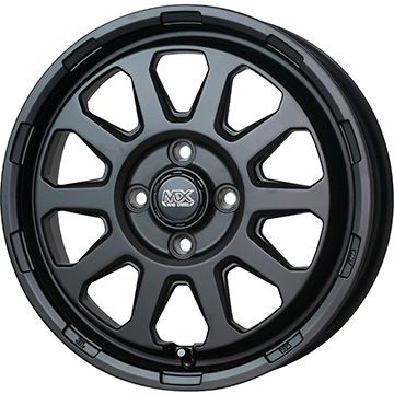 155/65R14 オールシーズンタイヤ ホイール４本セット 軽自動車用（N BOX タント スペーシア） KUMHO マーシャル MH22(限定) マッドクロス レンジャー 14インチ :arktire 21721 142501 42224 42224:アークタイヤ