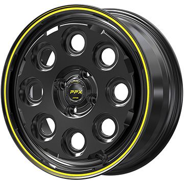 165/70R14 オールシーズンタイヤ ホイール４本セット 軽自動車用（ソリオ ハスラー） KUMHO マーシャル MH22(限定) 共豊 PPX ミルエイト 14インチ :arktire 21721 129064 42228 42228:アークタイヤ