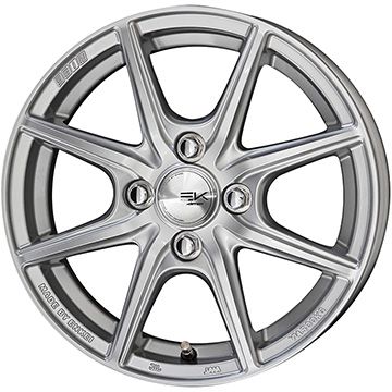 175/55R15 オールシーズンタイヤ ホイール４本セット (4/100車用) KUMHO マーシャル MH22 オールシーズン(限定) 共豊 ザイン EK 15インチ :arktire 11401 148367 42229 42229:アークタイヤ