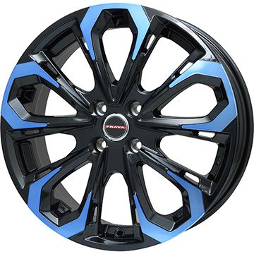 【新品国産4穴100車】 夏タイヤ ホイール４本セット 195/55R16 デリンテ DH2(限定2022年製) ビッグウエイ LEYSEEN プラバ5X(ブルークリア) 16インチ :arktire 190 118985 43805 43805:アークタイヤ