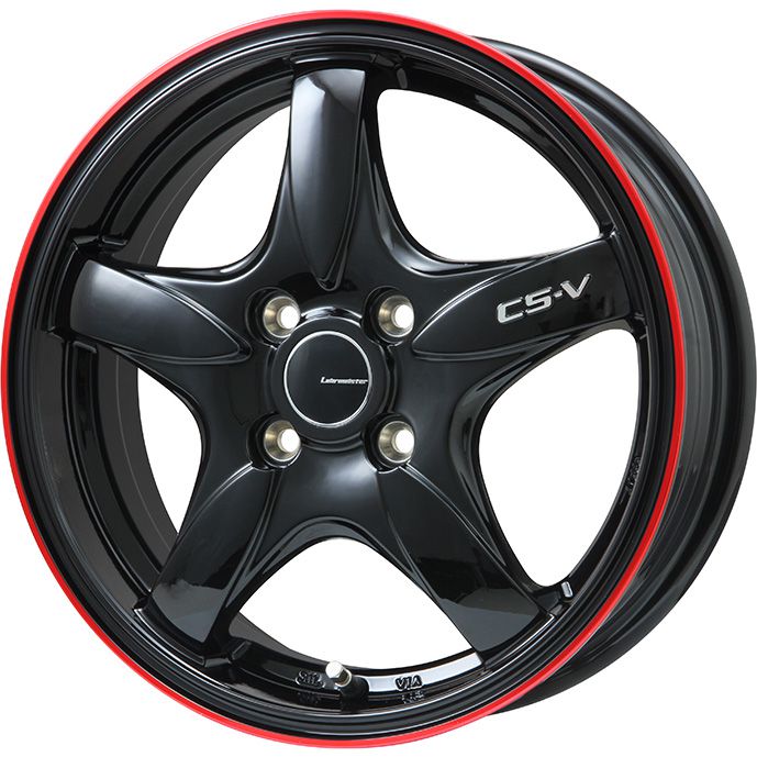 185/60R16 スタッドレスタイヤ ホイール4本セットアイスX BSW ブラックサイドウォール(4/100車用)レアマイスター CS V16インチ : arktire 9021 128661 45552 45552 : アークタイヤ