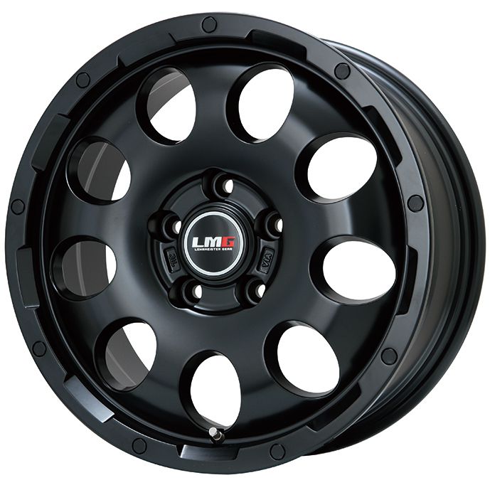 【新品国産5穴114.3車】 夏タイヤ ホイール４本セット 215/70R16 ブリヂストン デューラー A/T002 OWL/RBL レアマイスター LMG CS 9 マットブラック 16インチ :arktire 1581 110750 43450 43450:アークタイヤ