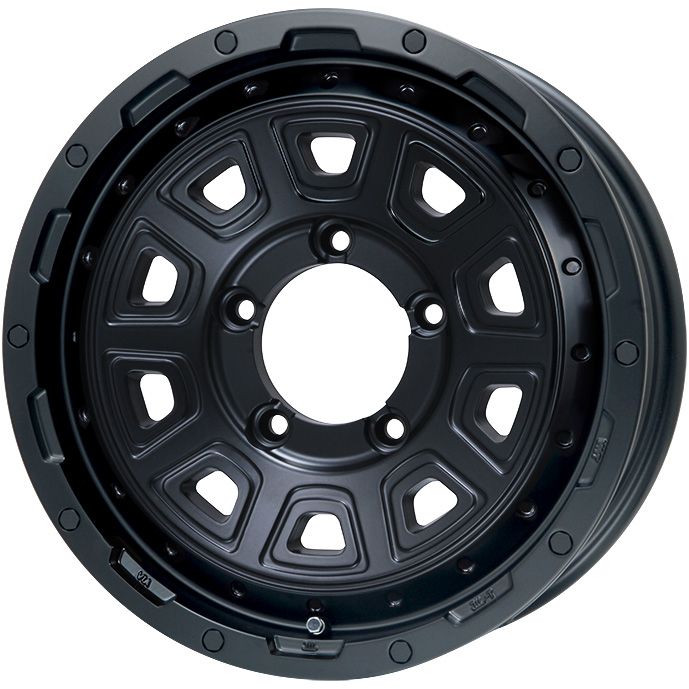 【新品】ジムニーシエラ オールシーズンタイヤ ホイール4本セット 195/80R15 グリップマックス SUREGRIP A/S NANO(限定) レアマイスター LMG DS-10 15インチ｜ark-tire