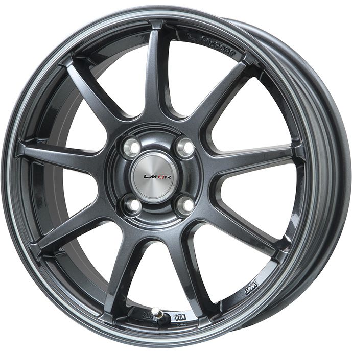 195/55R15 夏タイヤ ホイール４本セット (4/100車用) GRIPMAX ピュアグリップ RS Z 1(限定) レアマイスター LMスポーツLM QR 15インチ :arktire 1848 137340 41513 41513:アークタイヤ