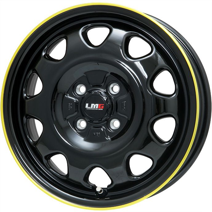 165/70R14 オールシーズンタイヤ ホイール４本セット 軽自動車用（ソリオ ハスラー） KUMHO マーシャル MH22(限定) レアマイスター LMG OFF STYLE 14インチ :arktire 21721 120558 42228 42228:アークタイヤ