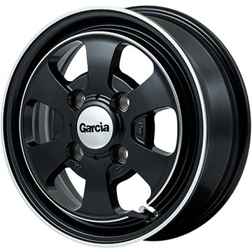 145/80R12 夏タイヤ ホイール４本セット 軽自動車用（軽トラ 軽バン） TOYO オープンカントリー R/T RBL 80/78N MID ガルシア ダラス6 12インチ :arktire 21681 154496 27206 27206:アークタイヤ