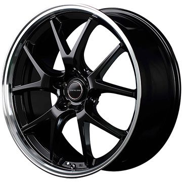 【新品国産5穴114.3車】 夏タイヤ ホイール４本セット 225/45R18 ミレバー スポーツマクロ MA349（限定） MID ヴァーテックワン エグゼ5 18インチ :arktire 1261 135608 41779 41779:アークタイヤ