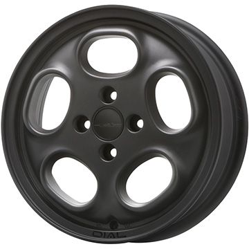 155/65R14 オールシーズンタイヤ ホイール４本セット 軽自動車用（N BOX タント スペーシア） KUMHO マーシャル MH22(限定) MLJ ハイペリオン ダイアル 14インチ :arktire 21721 131395 42224 42224:アークタイヤ