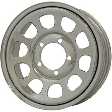 【新品】ジムニー 夏タイヤ ホイール４本セット 175/80R16 ブリヂストン デューラー A/T002 RBL モリタ デイトナズ G2 クローム 16インチ :arktire 16701 154446 43443 43443:アークタイヤ