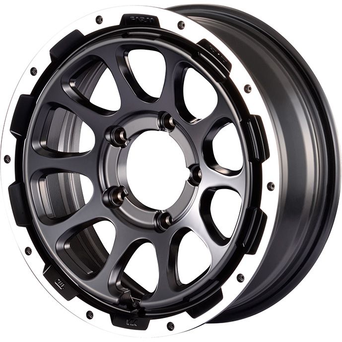 【新品】ジムニーシエラ 夏タイヤ ホイール４本セット 215/70R16 ブリヂストン デューラー A/T002 OWL/RBL モーターファーム ファームD10 16インチ :arktire 16701 120881 43450 43450:アークタイヤ