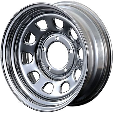 【新品】ジムニーシエラ 夏タイヤ ホイール４本セット 215/70R16 ブリヂストン デューラー A/T002 OWL/RBL モーターファーム DAYTONA クローム 16インチ :arktire 16701 102381 43450 43450:アークタイヤ