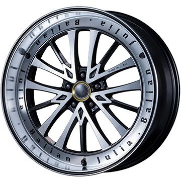 【新品国産5穴114.3車】 夏タイヤ ホイール4本セット 245/35R20 ミレバー スポーツマクロ MA349（限定） エムズスピード ジュリア バリアン 20インチ :arktire 1307 116706 43336 43336:アークタイヤ