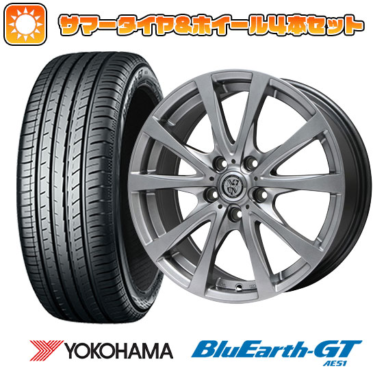 215/50R17 夏タイヤ ホイール4本セット YOKOHAMA ブルーアース GT AE51 (5/114車用) BIGWAY TRG バーン 17インチ :arktire 1842 61754 28552 28552:アークタイヤ