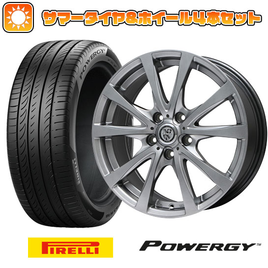 225/60R18 夏タイヤ ホイール４本セット (5/114車用) PIRELLI パワジー ビッグウエイ TRG バーン 18インチ :arktire 1341 61755 36977 36977:アークタイヤ