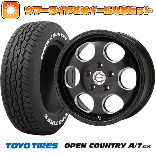 215/70R16 夏タイヤ ホイール4本セット TOYO OPEN COUNTRY A/T EX (5/114車用) ELFORD ブラッドストック 1P 16インチ :arktire 1581 121275 33426 33426:アークタイヤ