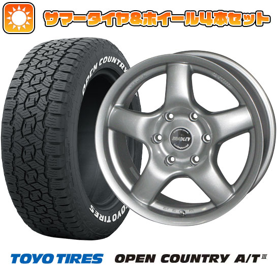 265/65R17 夏タイヤ ホイール4本セット TOYO OPEN COUNTRY A/T III (6/139車用) 4X4エンジニア ブラッドレー パイ 17インチ :arktire 11822 103597 38618 38618:アークタイヤ